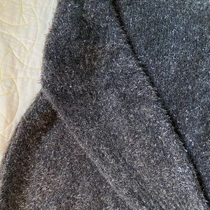 LOFT Lou & Grey Metallic Grey Sweater